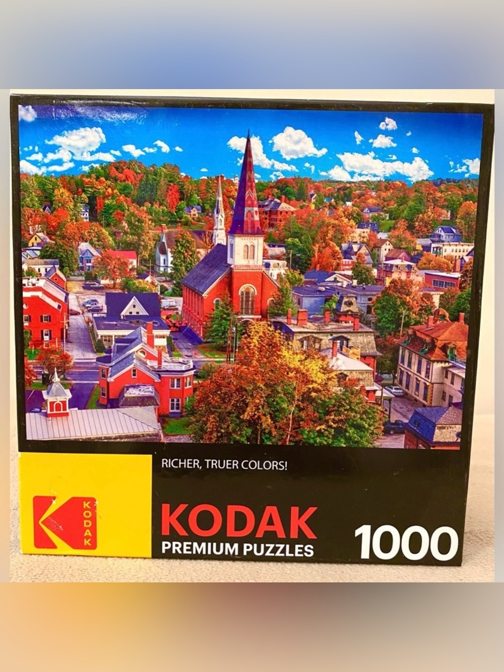 Kodak Premium Montpelier Vermont Townscape Scene 1000 Piece Puzzle